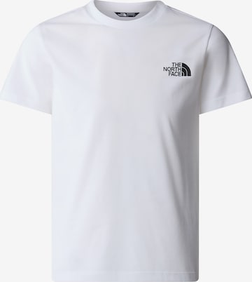 THE NORTH FACE Functioneel shirt 'Simple Dome' in Wit: voorkant