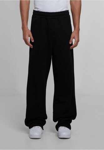 Pegador Loosefit Hose 'Leono' in Schwarz: Vorderseite
