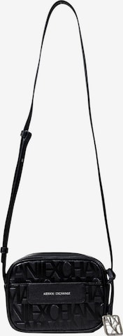 ARMANI EXCHANGE - Bolso de hombro en negro: frente