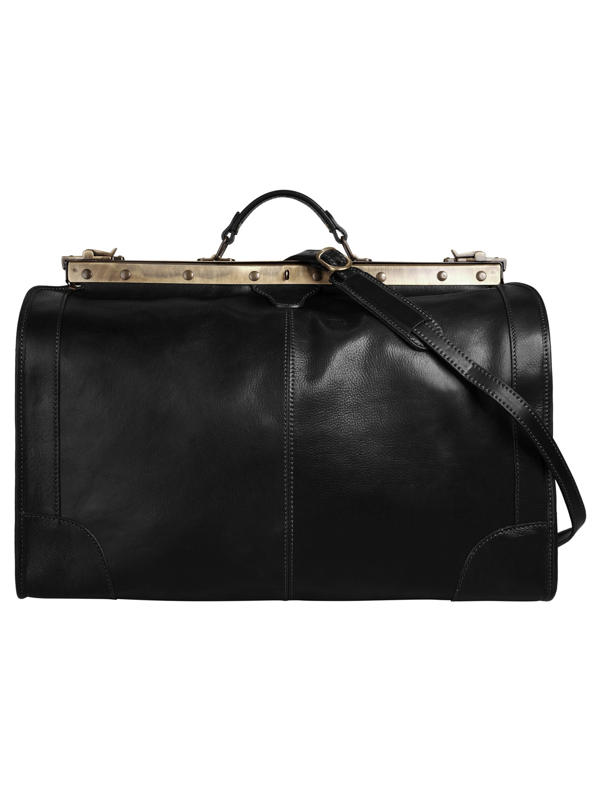piké - Bolsa de viaje 'LOMBARDIA GRANDE' en negro: frente