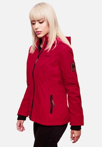 MARIKOO - Chaqueta de entretiempo 'Brombeere' en rojo