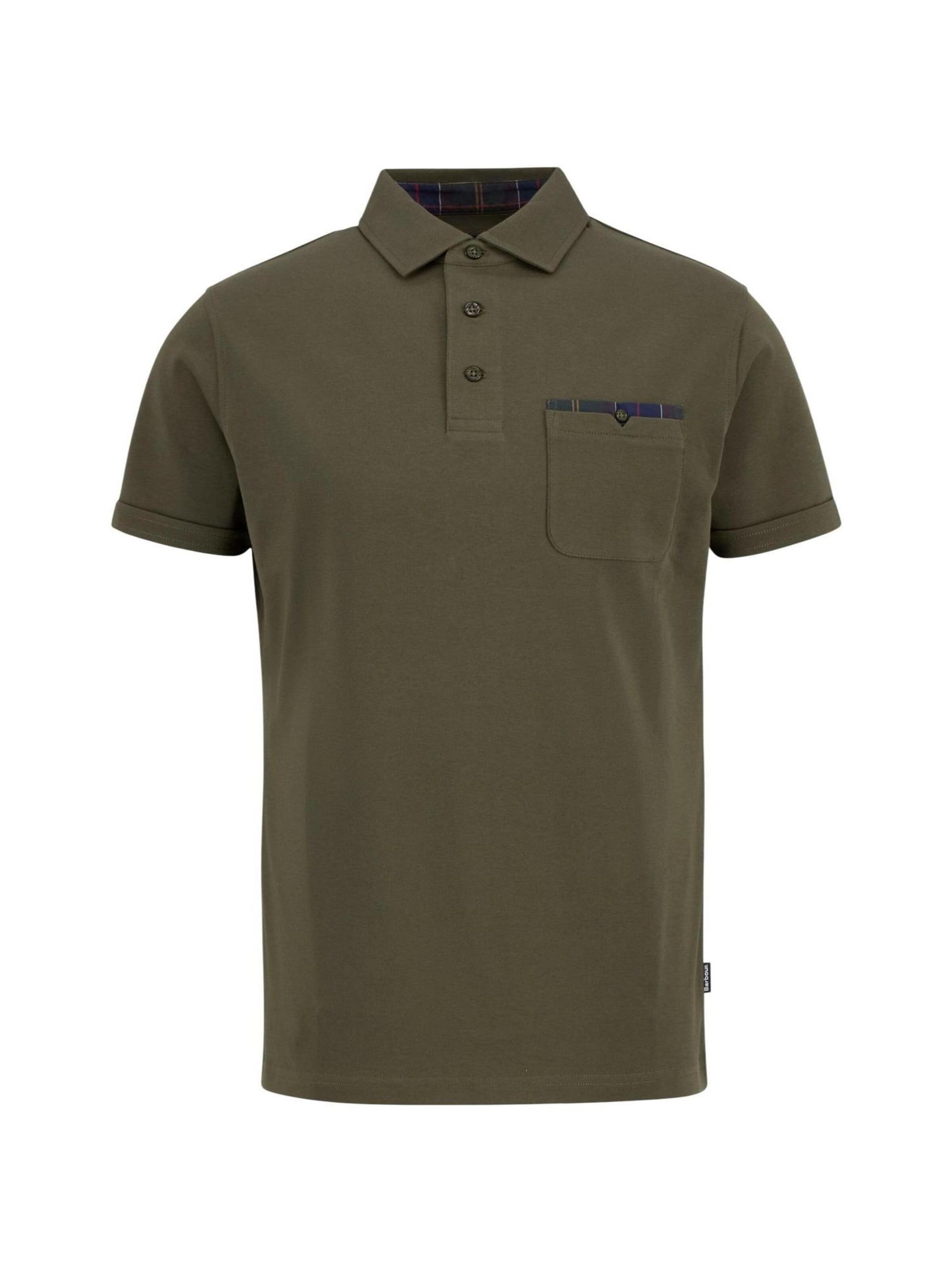 Maglietta 'PREMIUM CORPATCH TAILORED MML1496' di Barbour in verde: frontale
