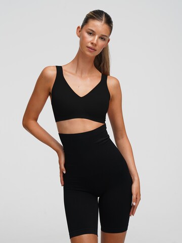cfab (formerly creamy fabrics) Shapingbroek 'High Waisted Shaping Shorts' in Zwart