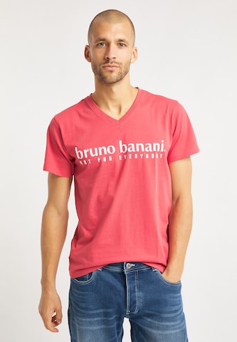 BRUNO BANANI T-Shirt 'Martin' in Pink: predná strana