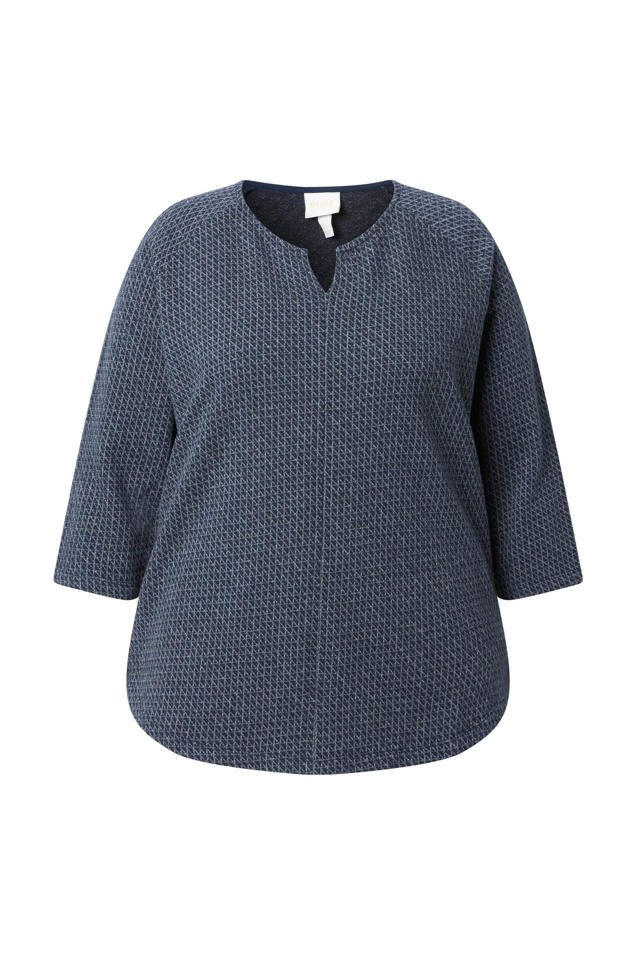 Ulla Popken Sweatshirt in Blue: front