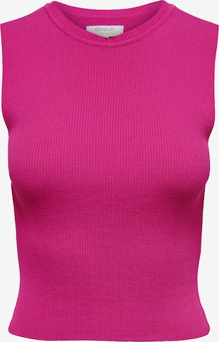 ONLY Knitted Top 'Majli' in Pink: front