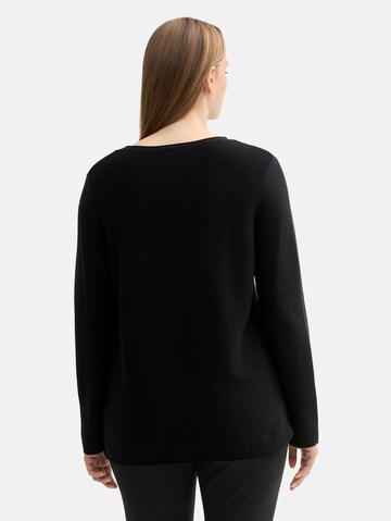 Pulover de la Tom Tailor Women + pe negru