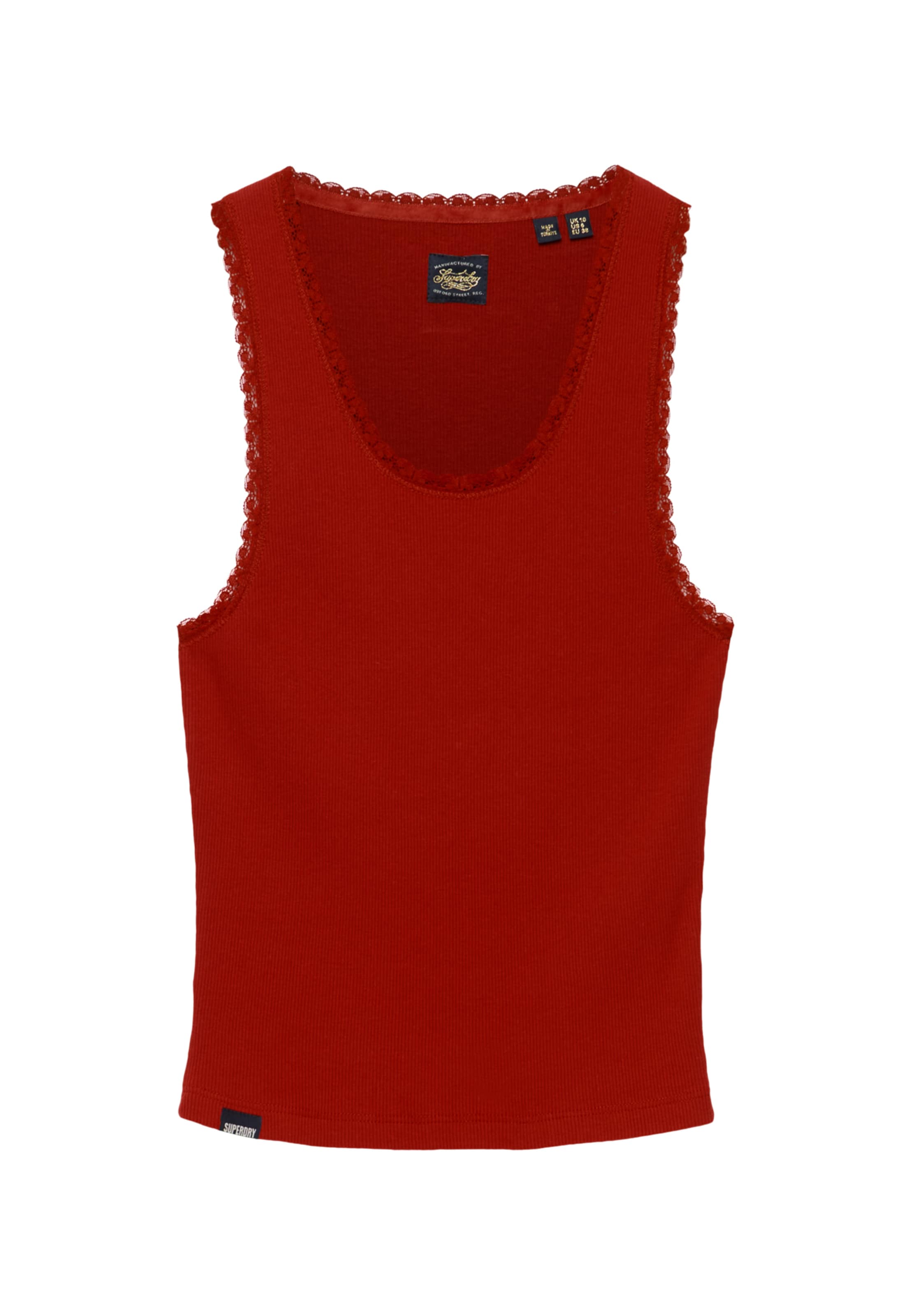 Superdry & Co Top in Rood: voorkant
