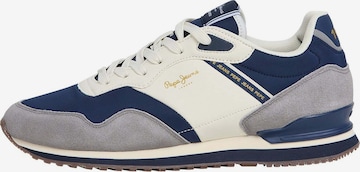 Baskets basses Pepe Jeans en blanc : devant