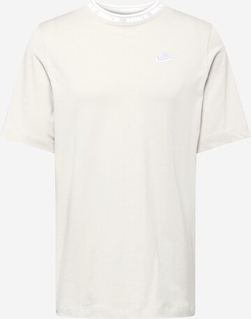 T-Shirt Nike Sportswear en beige : devant