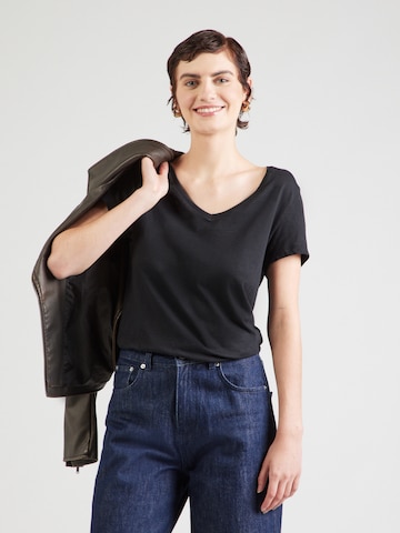 Mavi Shirt in Black: front