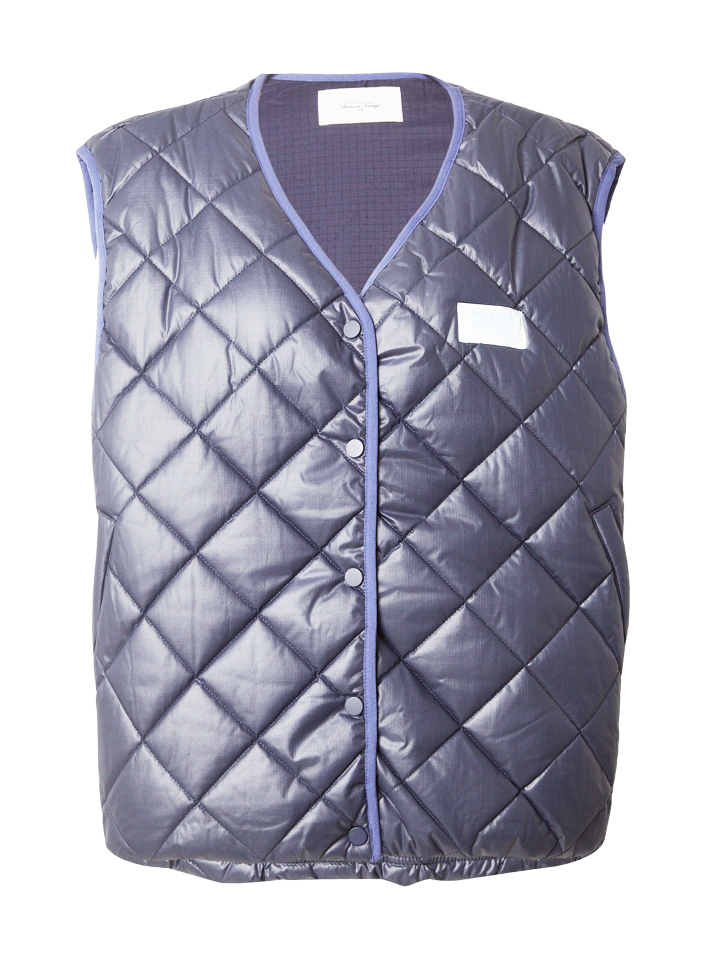 Gilet 'TOVABAY' AMERICAN VINTAGE en bleu : devant