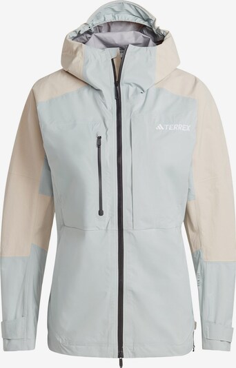 ADIDAS TERREX Veste outdoor 'Xploric' en nude / gris clair / blanc, Vue avec produit