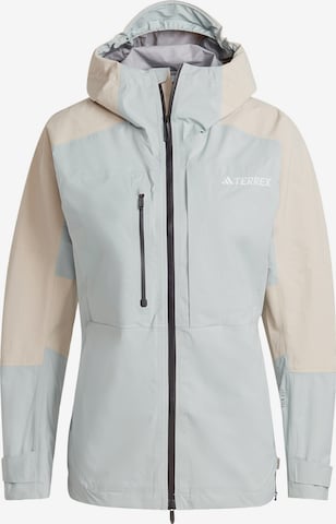 ADIDAS TERREX Outdoor Jacket 'Xploric' in Grey: front