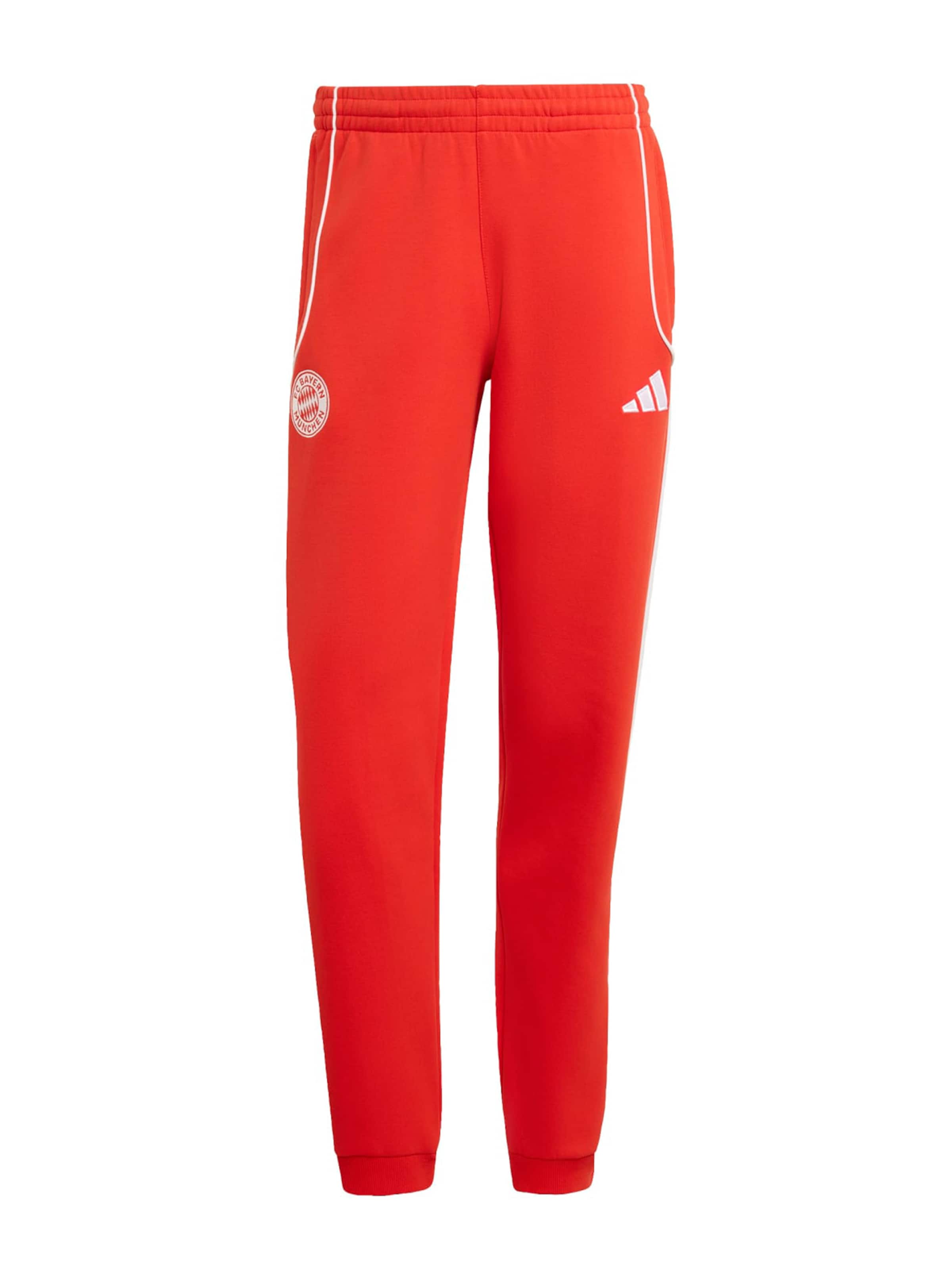 Tapered Pantaloni sportivi 'FC Bayern UBP' di ADIDAS PERFORMANCE in rosso: frontale