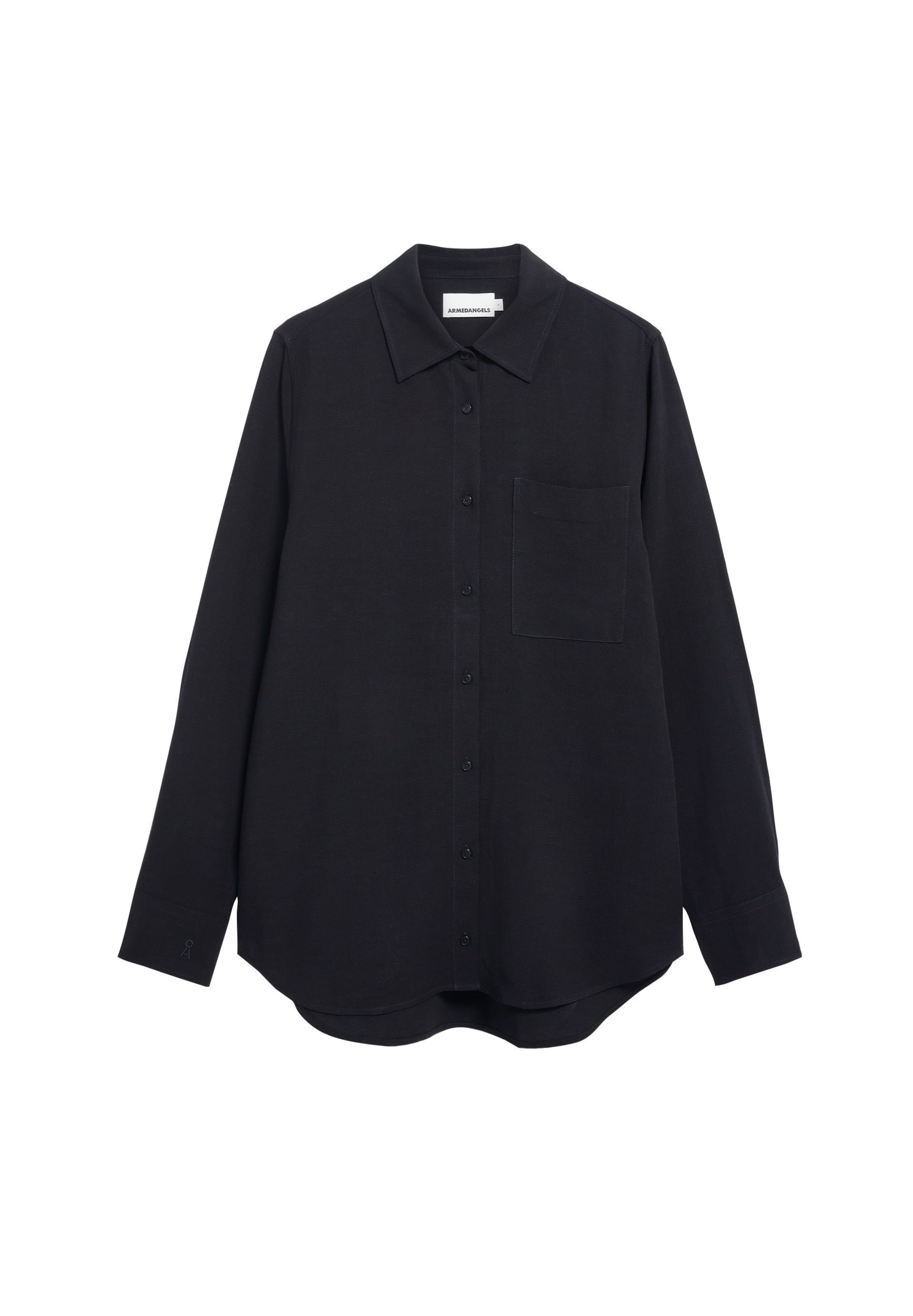 ARMEDANGELS Blouse in Black: front