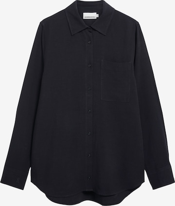 Chemisier ARMEDANGELS en noir : devant