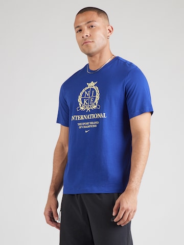 Nike Sportswear Koszulka w kolorze niebieski: przód