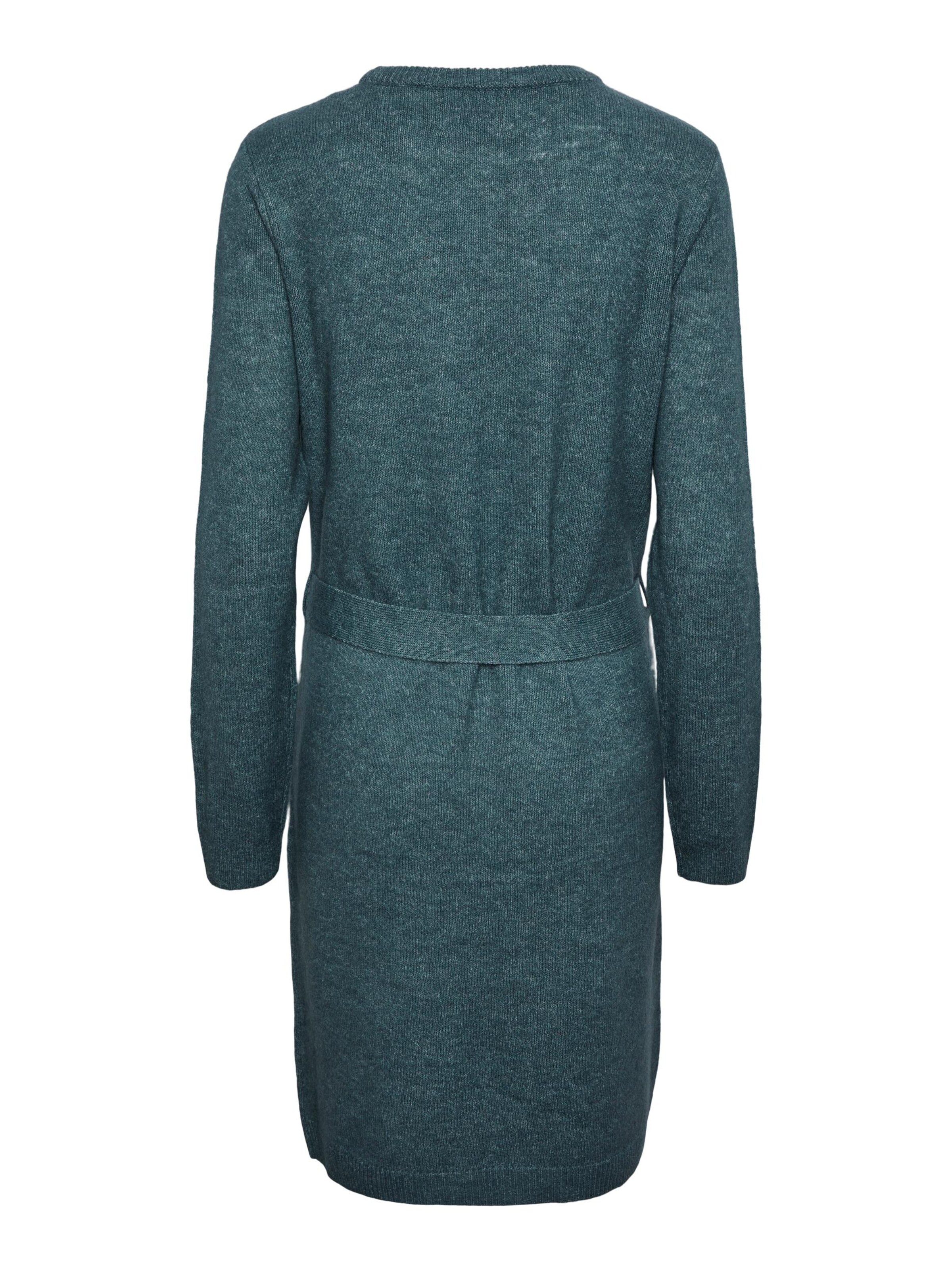 PIECES Pletené šaty 'JULIANA' - Modrá