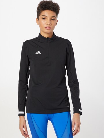 ADIDAS PERFORMANCE Funktionsshirt 'Team 19' in Schwarz: predná strana