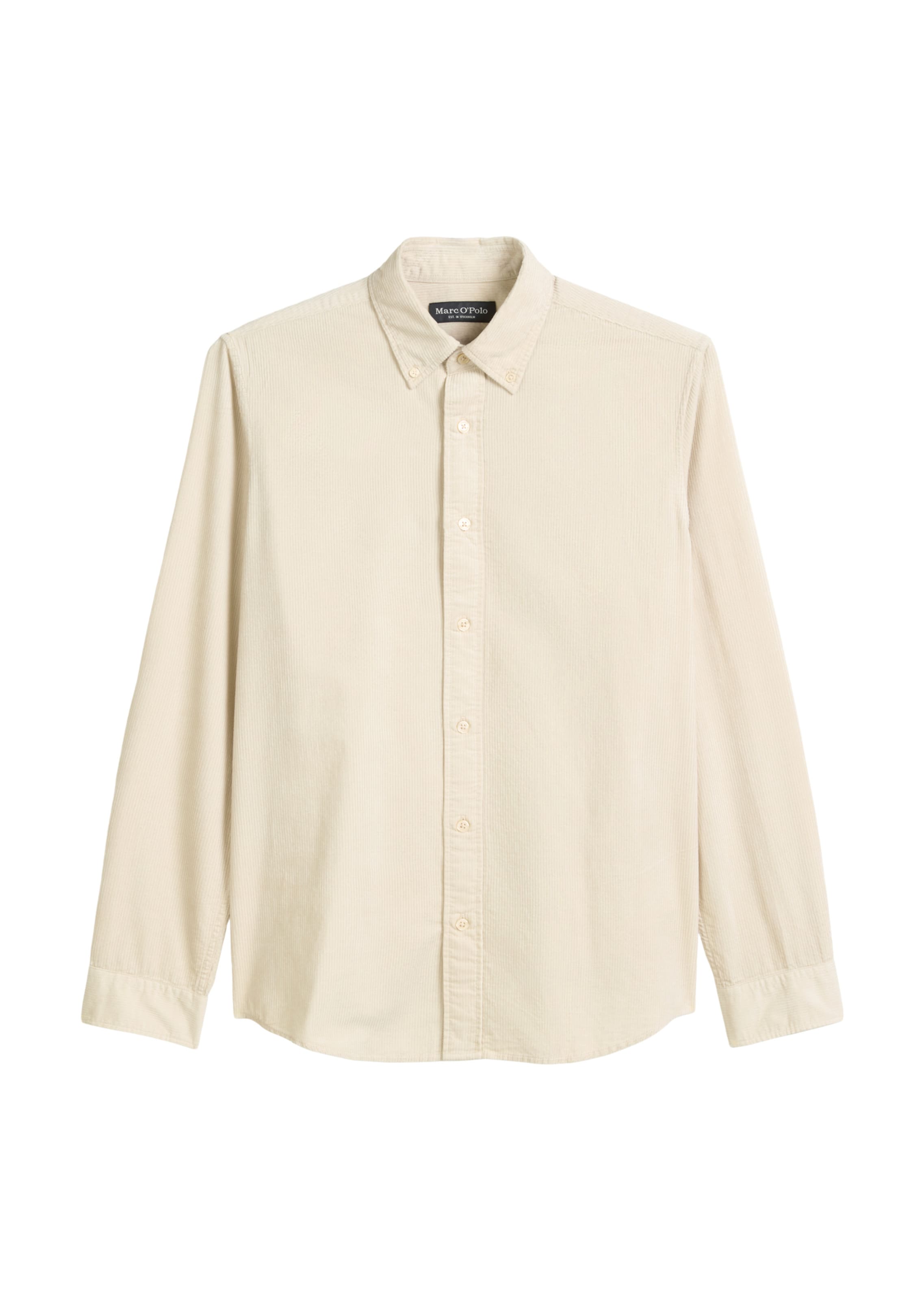 Marc O'Polo Regular Fit Hemd in Beige: Vorderseite