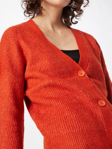 QS Strickjacke in Orange