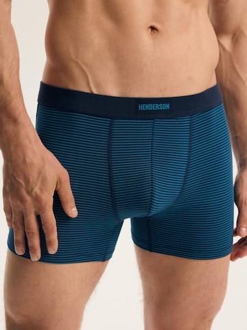 Boxer 'Boxershorts Doppelpack Baumwollmix im Mix elastischer Bund BELL' di Henderson in blu