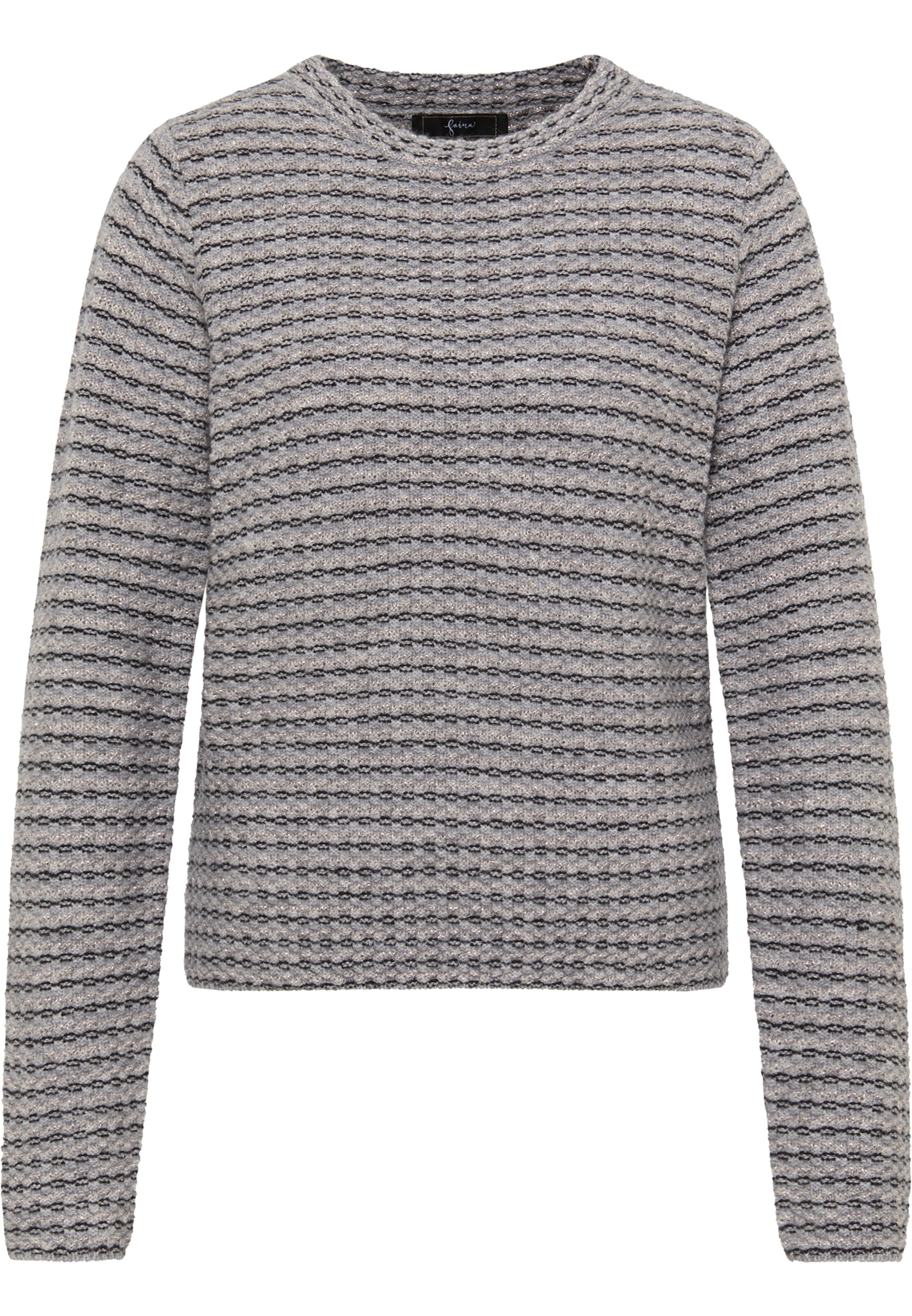faina Sweater in Mottled grey / Black, Item view