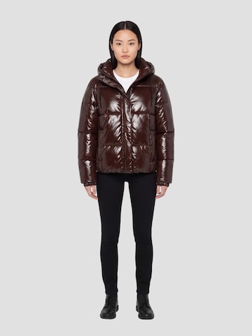 Schott NYC Wintermantel‌ in Braun