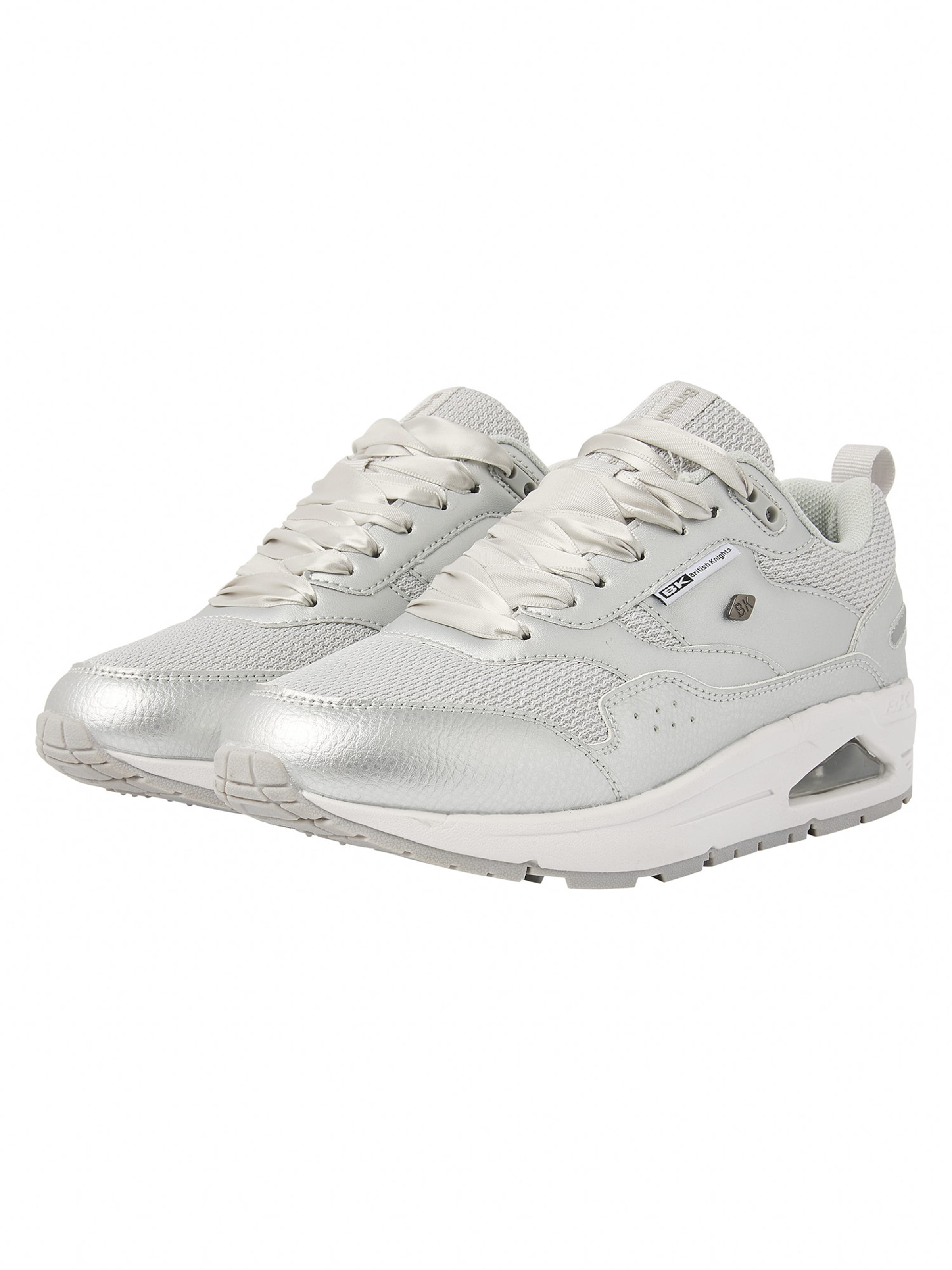Baskets basses ' LENNOX ' BRITISH KNIGHTS en argent