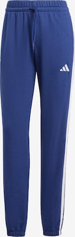 ADIDAS SPORTSWEAR Tapered Urheiluhousut 'Essentials' värissä sininen: etupuoli