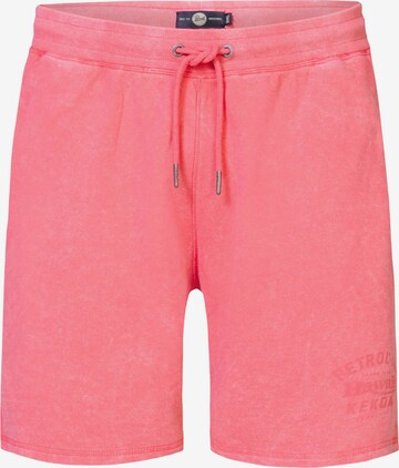 Pantalon Petrol Industries en rose : devant