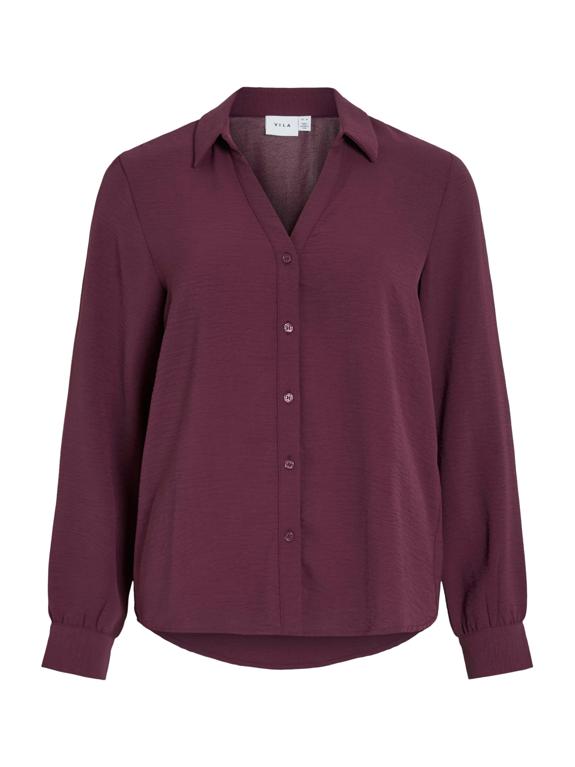 VILA Bluzka 'VIJOSA' w kolorze bakłażanm, Podgląd produktu