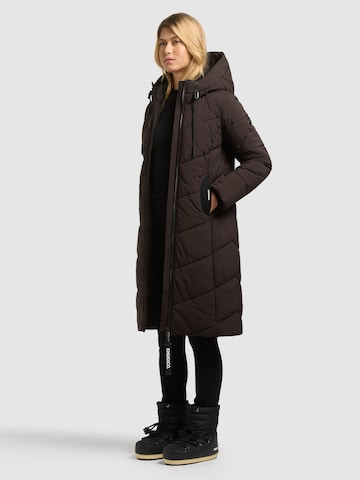 khujo Winterjas in Bruin