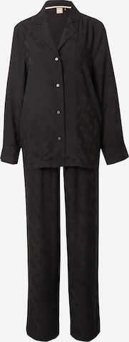 BOSS Black Pajama in Black: front
