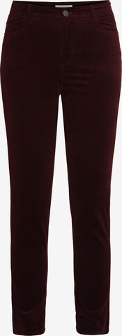Slimfit Pantaloni 'ZORIA' di TATUUM in rosso: frontale