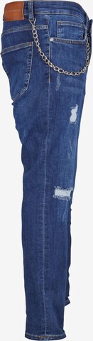 2Y Premium Tapered Jeans in Blau