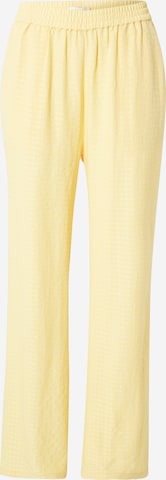 Lollys Laundry - Loosefit Pantalón 'Ted' en amarillo: frente