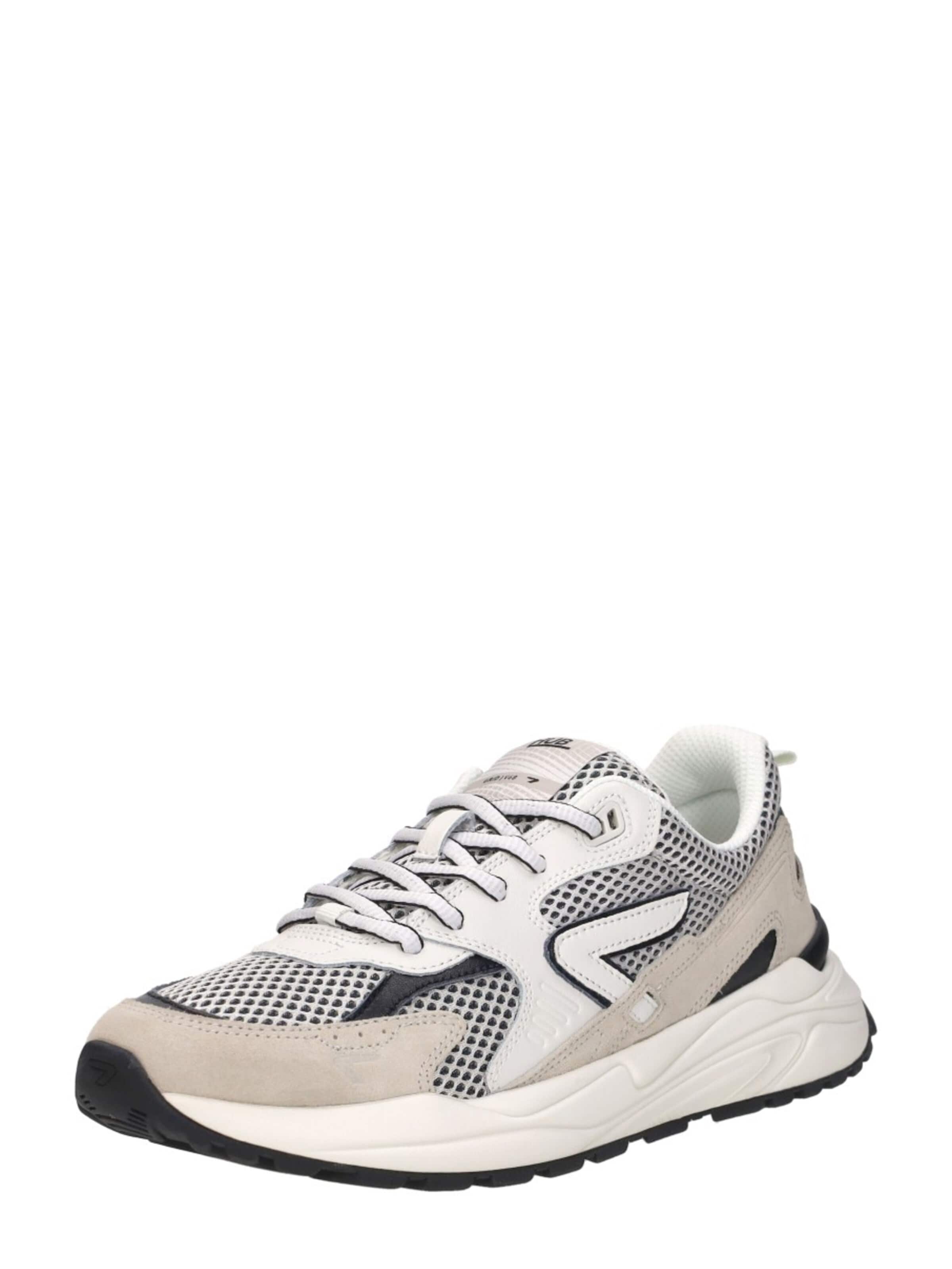 Baskets basses 'Grid S48' HUB en beige
