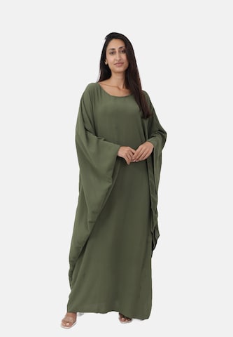 Elara Kleid in Grün: Vorderseite