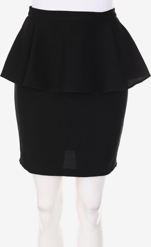 TOPSHOP Skirt in XS in Black: front