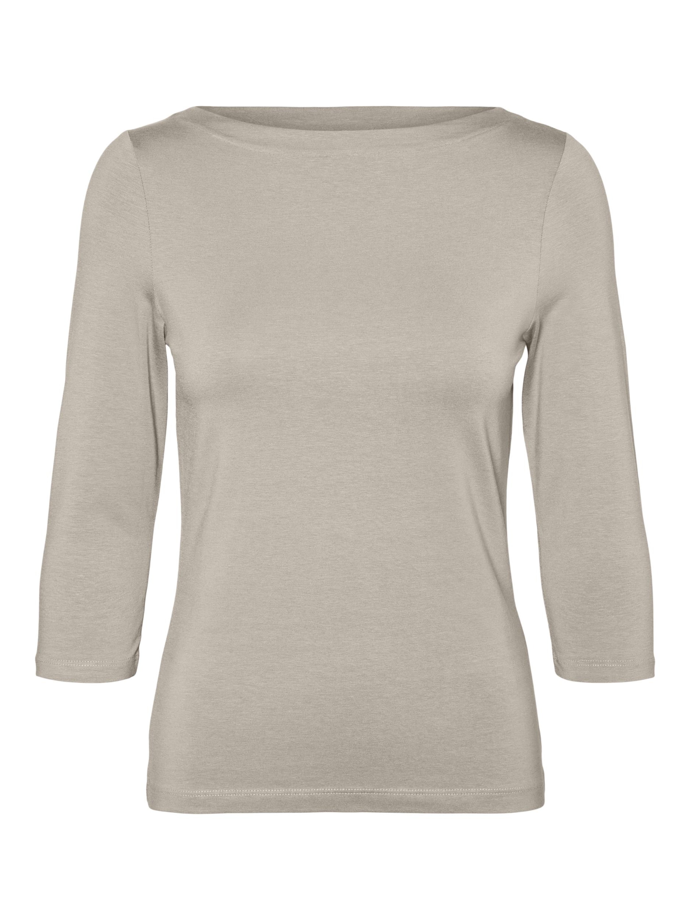 VERO MODA Shirt 'PANDA' in Grey: front