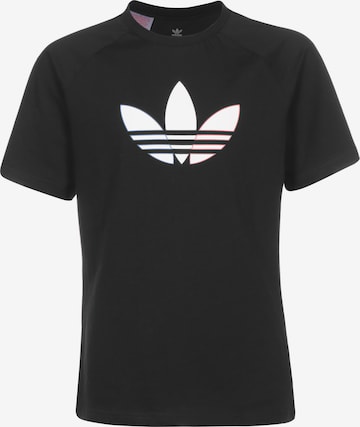 ADIDAS ORIGINALS Shirt in Black: front