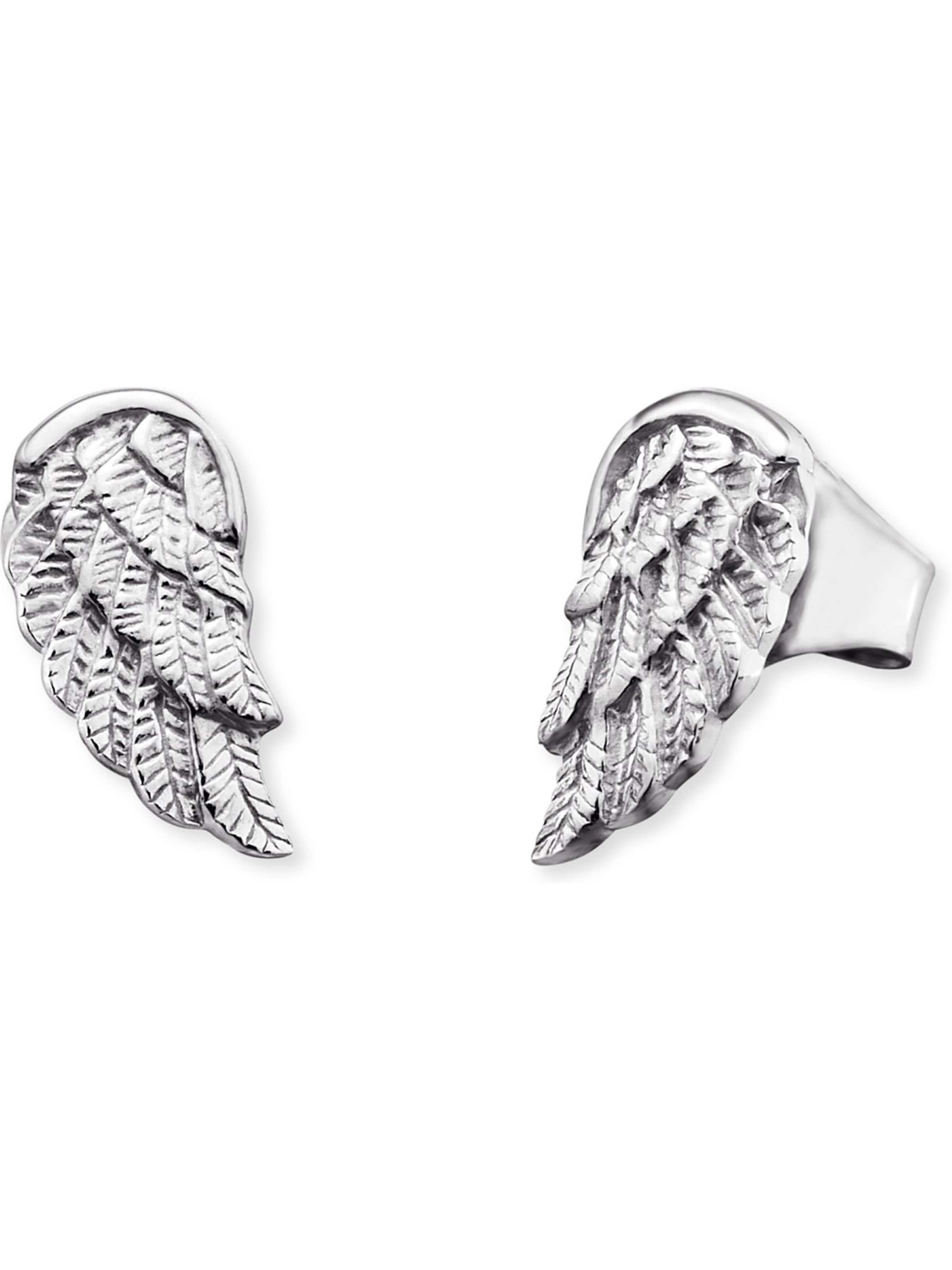Engelsrufer Earrings in Silver: front