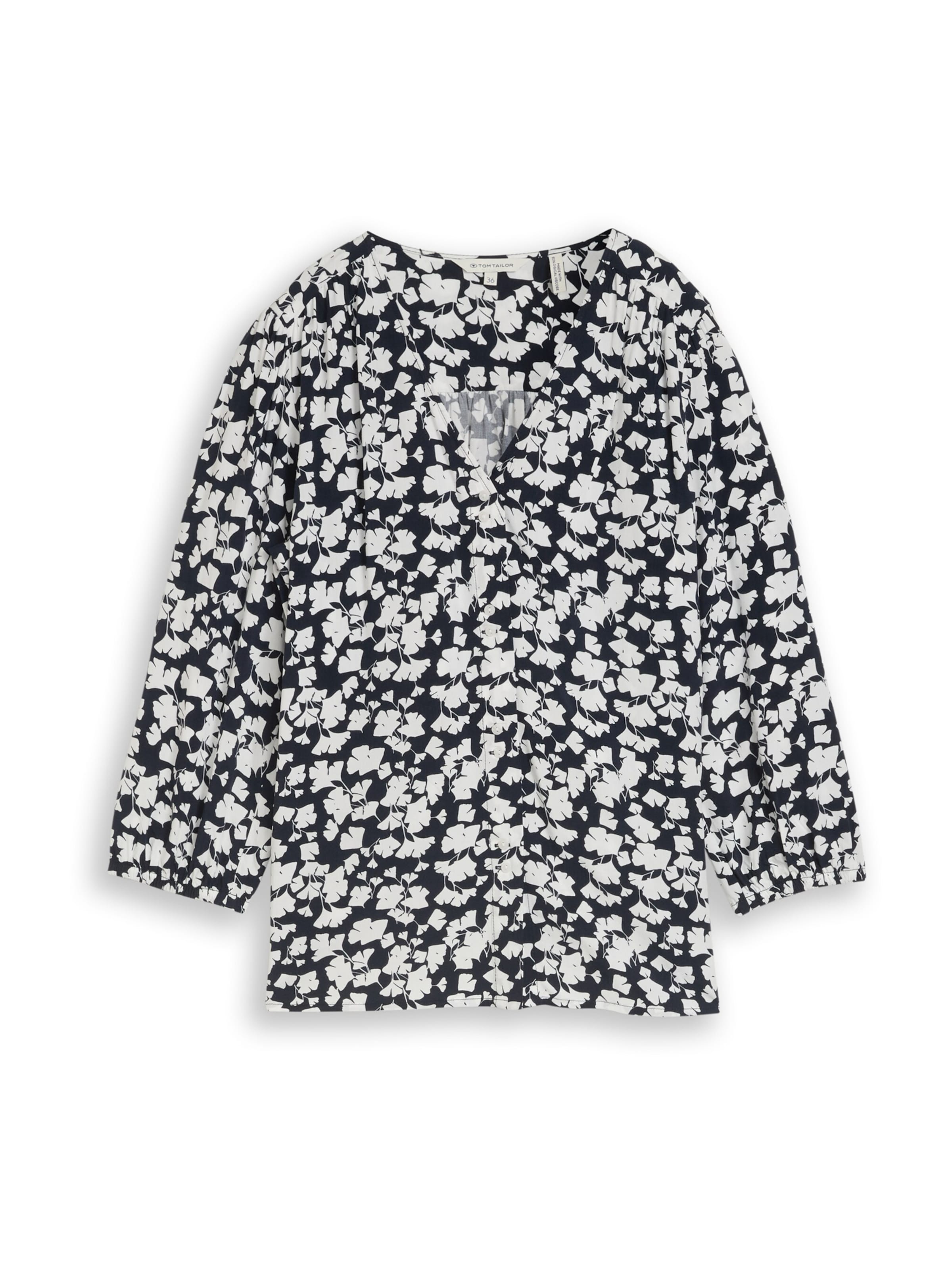 TOM TAILOR - Blusa en azul: frente