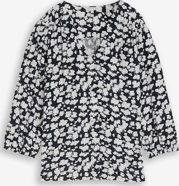 Chemisier TOM TAILOR en bleu : devant