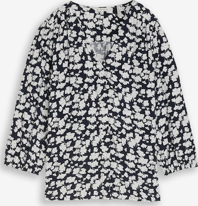 TOM TAILOR Bluse in XS in dunkelblau / weiß, Produktansicht