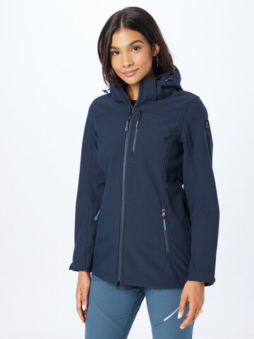 KILLTEC Outdoor Jacket in Blue: front