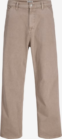 Jack & Jones Junior - Pierna ancha Pantalón 'JPSTALEX' en beige: frente