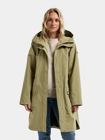 Didriksons Winterparka 'Adria' in Groen: voorkant